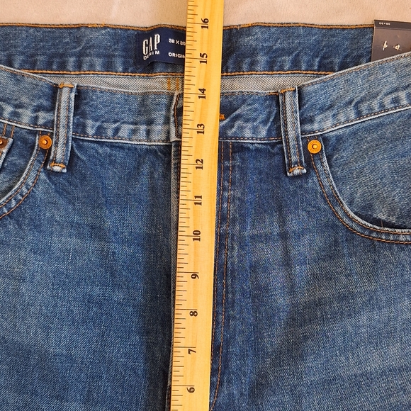 Gap NWT Mens Original Fit Denim Blue Jeans, 38 x 30 - Picture 8 of 10